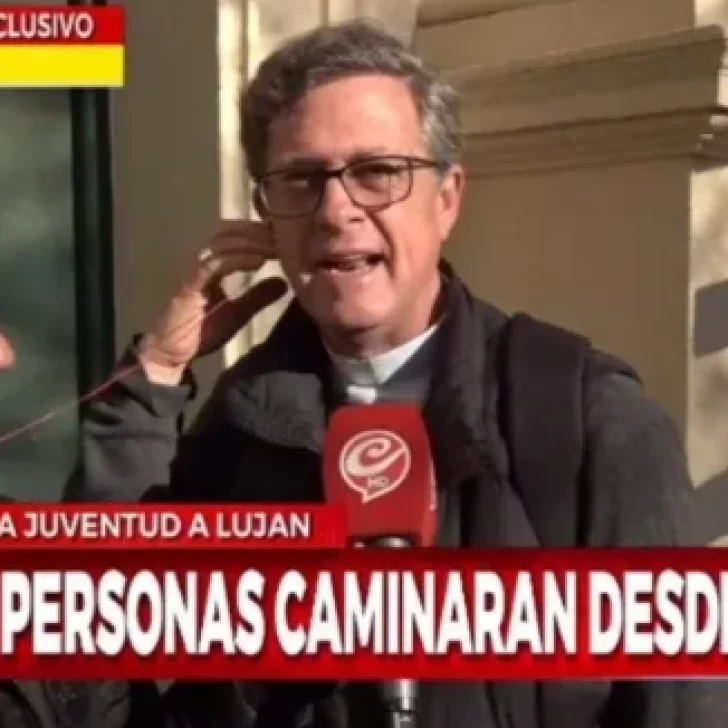 Jorge García Cuerva en la peregrinación a Luján: “Le pedimos a la Virgen que nos dé fuerza para unirnos”