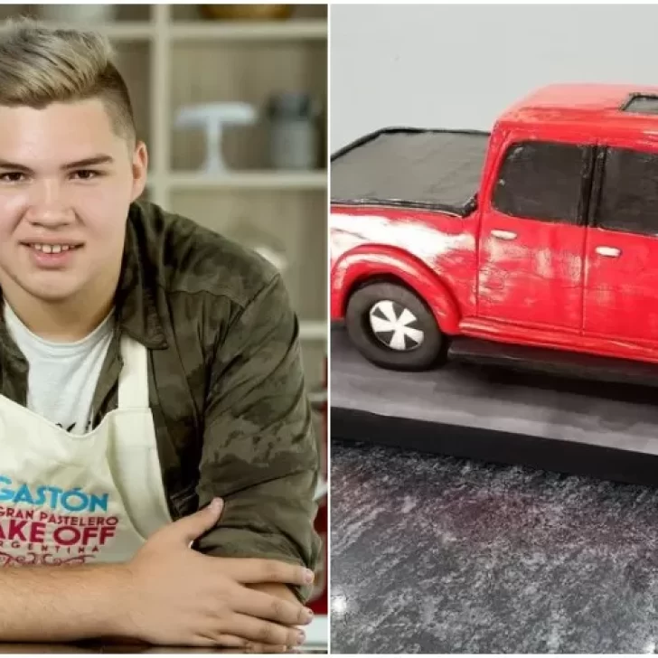 El primer ganador de Bake Off Argentina sorprendió con una increíble torta con forma de camioneta El primer ganador de Bake Off Argentina sorprendió con una increíble torta con forma de camioneta