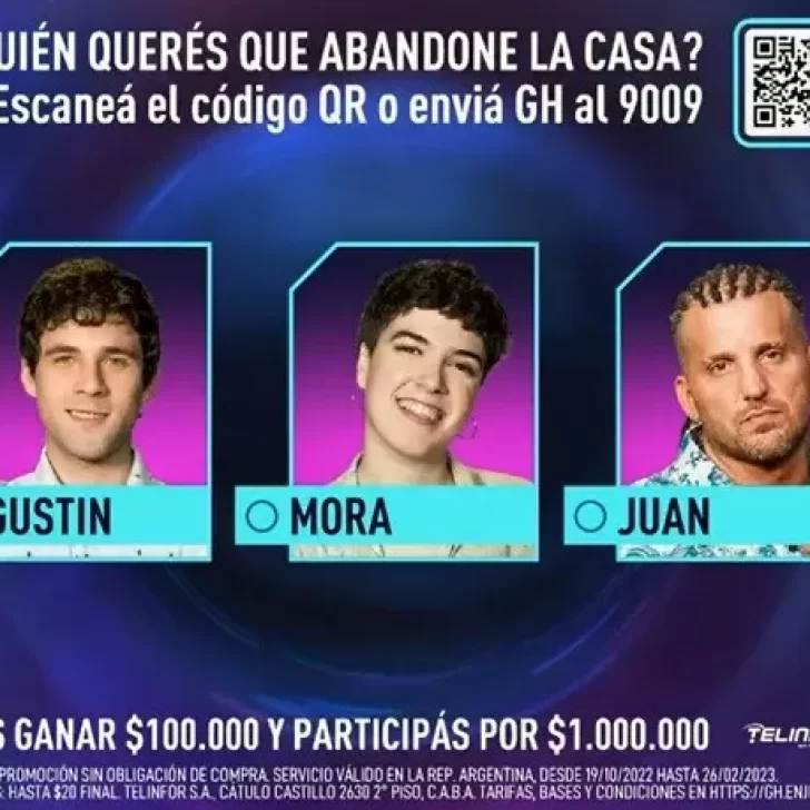 Quién abandonó la casa de Gran Hermano por voto negativo de la gente