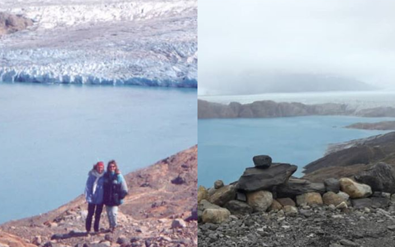 Cambio climático: el ayer y hoy del glaciar Upsala luego de 25 años Cambio climático: el ayer y hoy del glaciar Upsala luego de 25 años