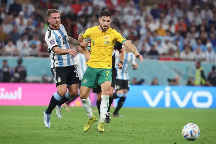 Con un gol de Craig Goodwin, Australia achica la diferencia con Argentina en el Mundial de Qatar 2022
