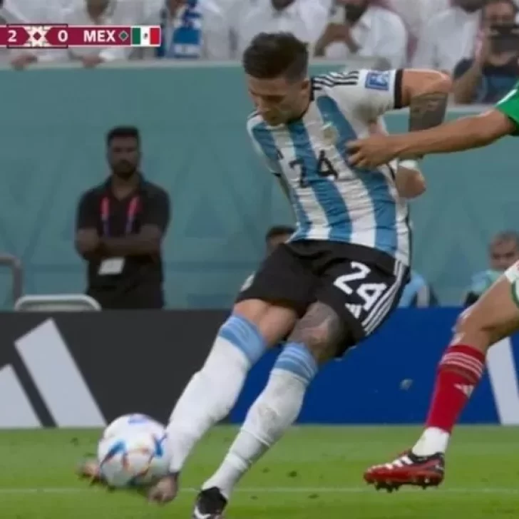 Video del golazo al ángulo de Enzo Fernández para el 2 a 0 final contra México en el Mundial de Qatar 2022