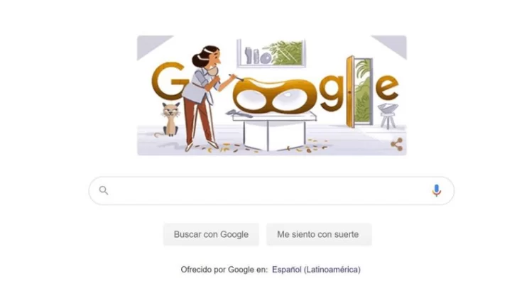 Google homenajea a la escultora inglesa Bárbara Hepworth con un creativo doodle