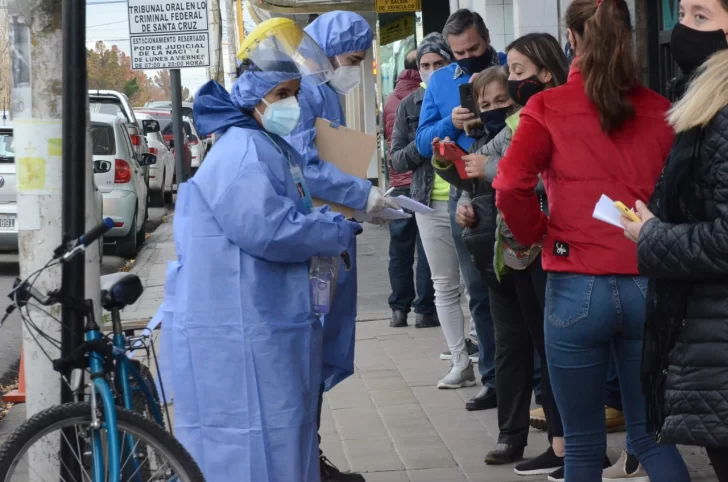 Testeos rápidos en Río Gallegos: el 10% de las personas en la calle dio positivo a coronavirus