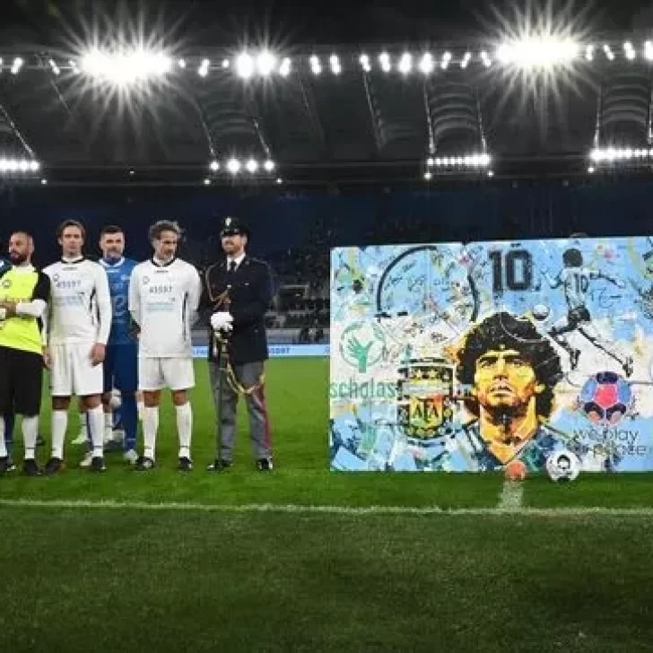 Match for Peace: homenajearon a Diego Maradona con un emocionante show holográfico