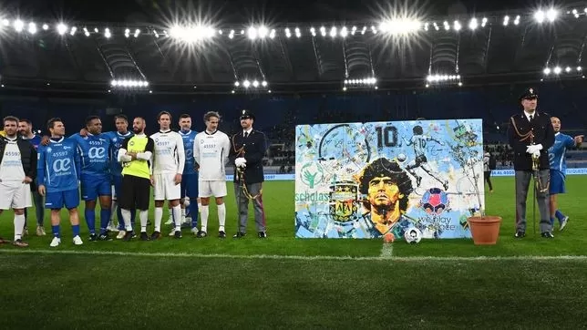 Match for Peace: homenajearon a Diego Maradona con un emocionante show holográfico