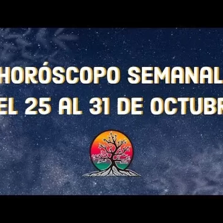 Horóscopo semanal del 25 al 31 de Octubre para todos los signos del zodíaco