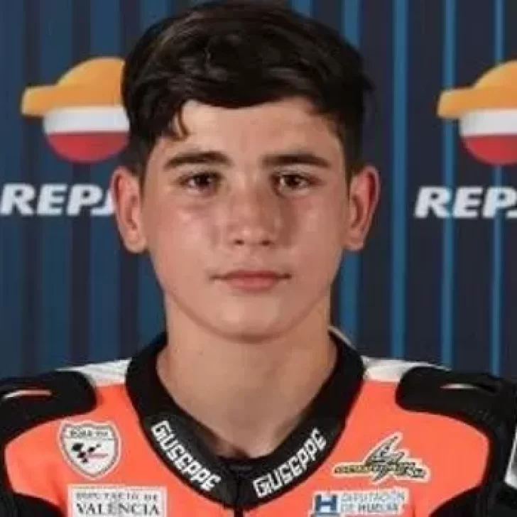 Murió el piloto Hugo Millán, de apenas 14 años, tras caerse durante una carrera y ser atropellado