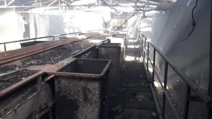 “No sirve nada”: Así quedó la planta de residuos de Caleta Olivia tras el incendio