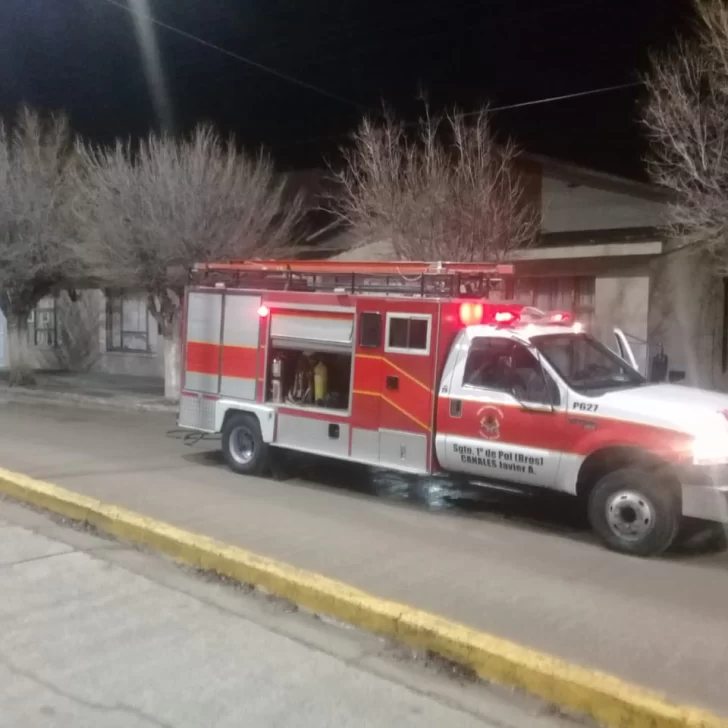 Casi se incendia el Municipio de Puerto Deseado