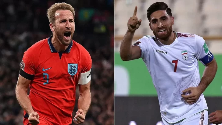 Inglaterra vs. Irán por el grupo B del Mundial de Qatar 2022: hora, TV y formaciones