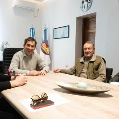 Juan Pablo Luque recibió a los dueños de una reconocida fábrica de embutidos que planea expandirse a Santa Cruz