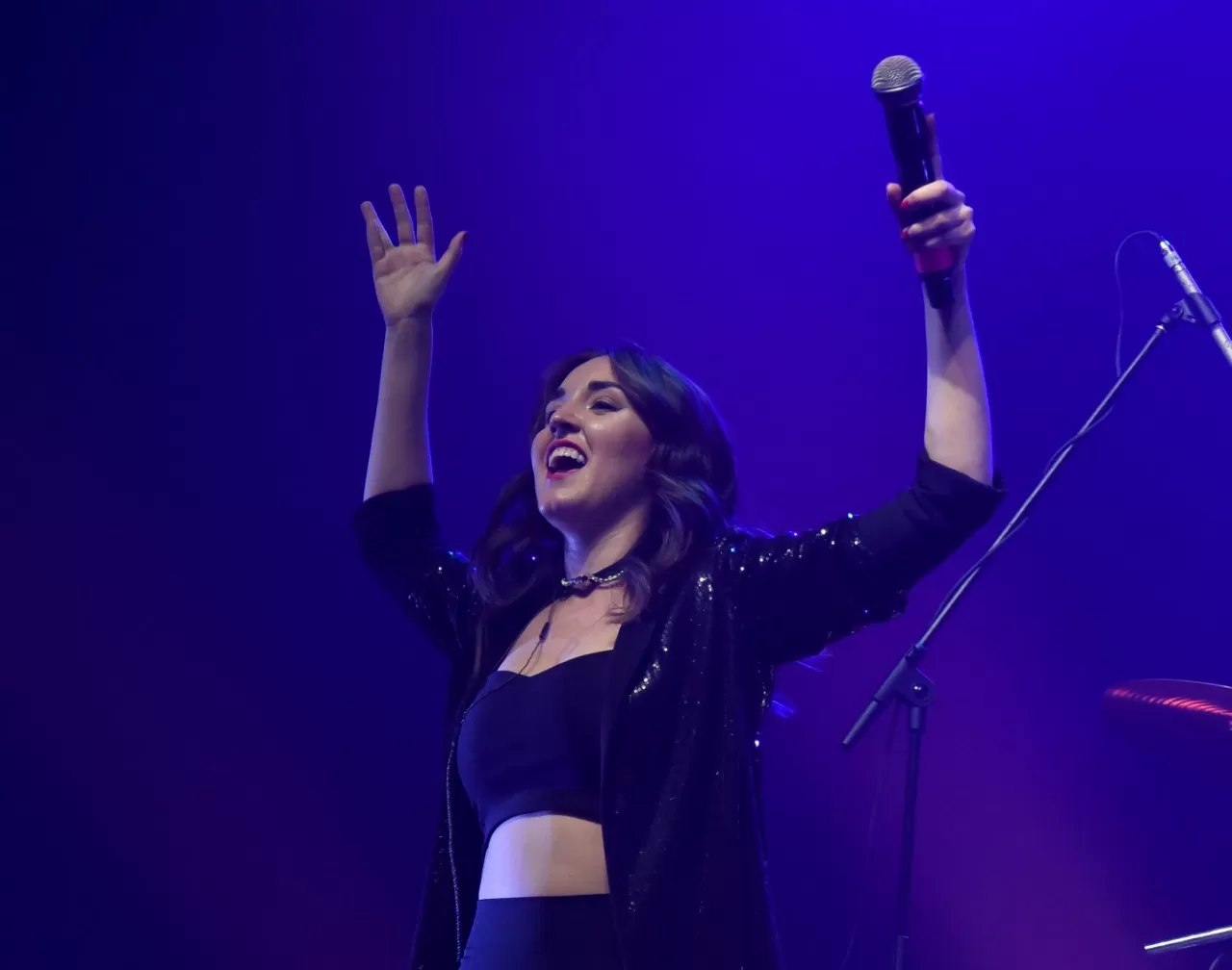 July Abril regresó a los escenarios y deslumbró al público del Movistar Arena July Abril regresó a los escenarios y deslumbró al público del Movistar Arena