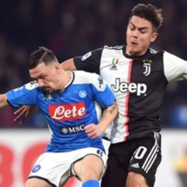 Rivales históricos: Napoli y Juventus juegan la final de la Copa Italia