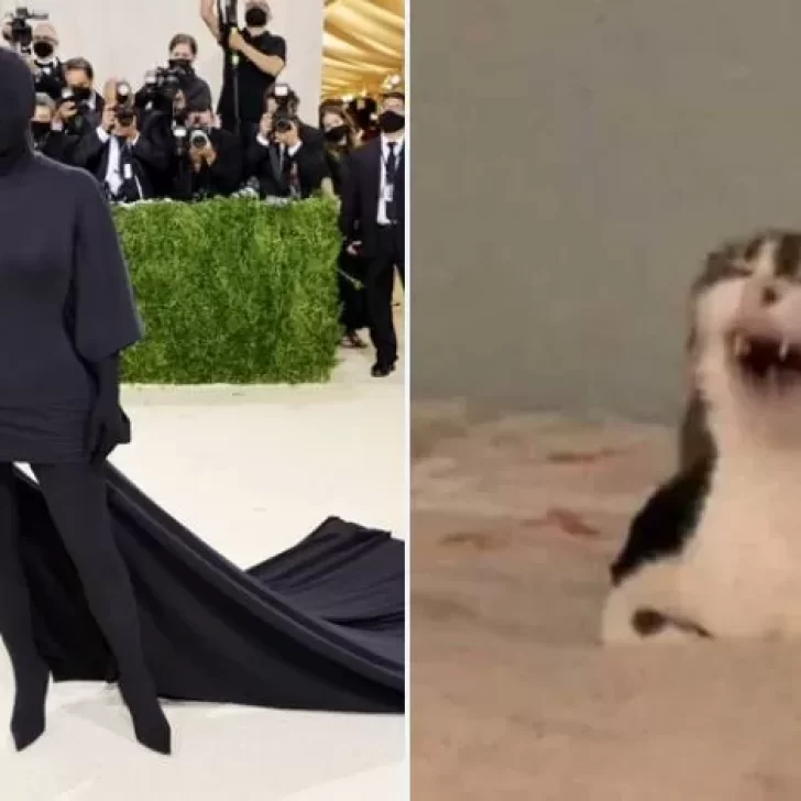 El polémico look de Kim Kardashian en la Met Gala hizo explotar los memes: ¿Por qué se vistió así?