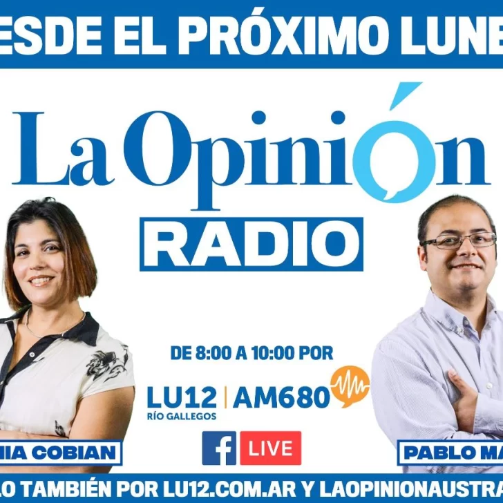 Pablo Manuel y Virginia Cobián conducen La Opinión Radio por LU12 AM680 Pablo Manuel y Virginia Cobián conducen La Opinión Radio por LU12 AM680