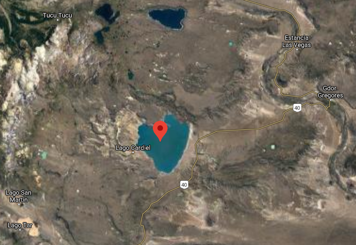 Lago Cardiel: el área de búsqueda duplica la superficie de Capital Federal