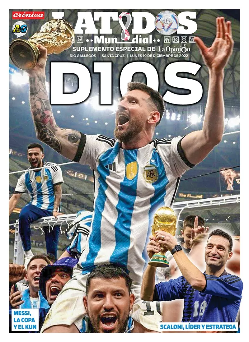 Tapa Latidos del lunes 19 de diciembre de 2022, Río Gallegos, Santa Cruz, Argentina