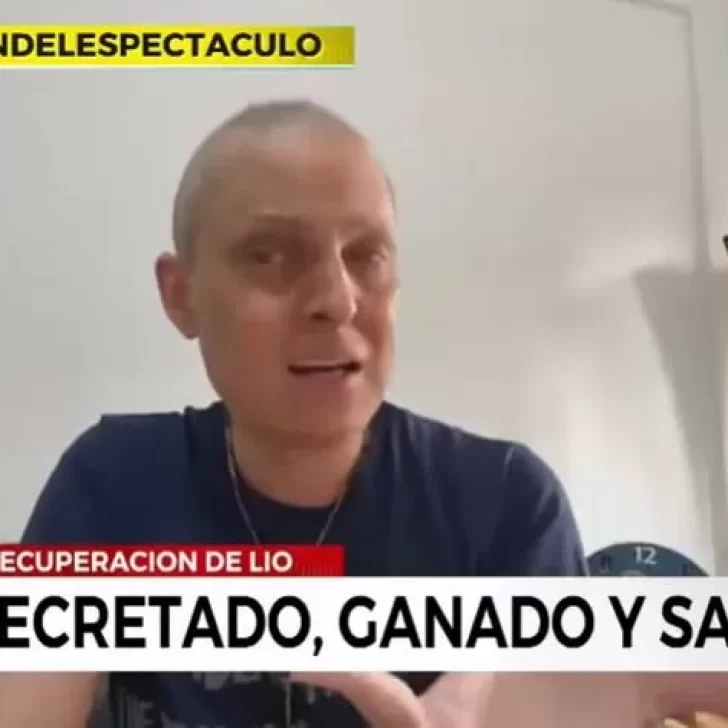 Video. Lío Pecoraro volvió al TV luego del trasplante de médula y se quebró en vivo