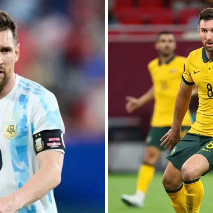 ¿Lionel Messi, australiano?: la historia detrás de llamativa foto que circula en medios ingleses ¿Lionel Messi, australiano?: la historia detrás de llamativa foto que circula en medios ingleses