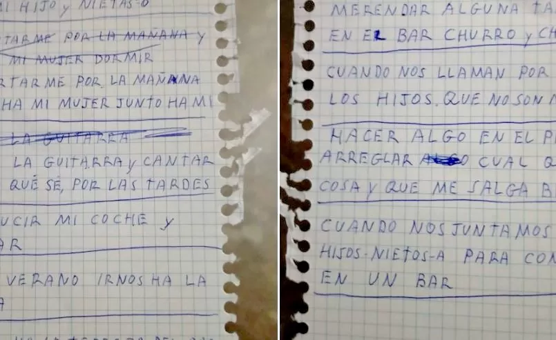 Una joven le pidió a su abuelo hacer “una lista de cosas que le hacen feliz” y el resultado fue conmovedor