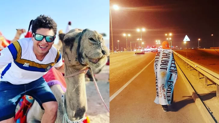 La historia de Lucas Villarroel de Trelew, un fanático de la “Scaloneta” que viajó a Qatar y vive con 1000 euros