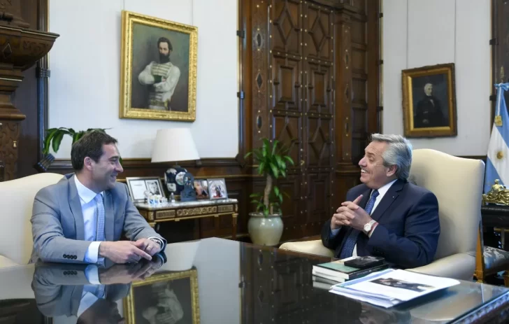 Juan Pablo Luque se reunió con Alberto Fernández antes de la inauguración de la Casa de Comodoro