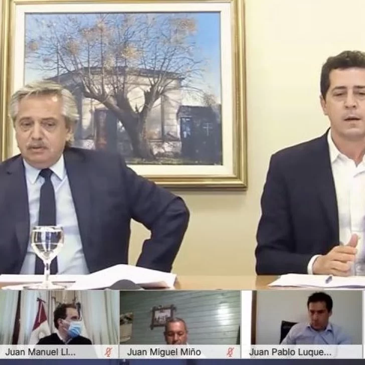 Juan Pablo Luque se reunió con Alberto Fernández e intendentes del país por el programa Municipios de Pie Juan Pablo Luque se reunió con Alberto Fernández e intendentes del país por el programa Municipios de Pie