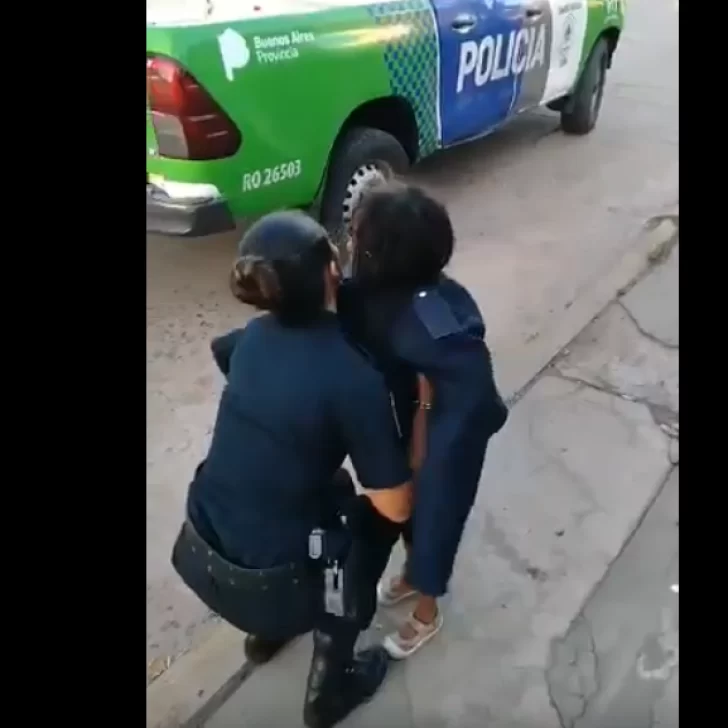 VIDEO. Así encontraron a Maia Beloso: policía alzó y abrigó a la nena secuestrada