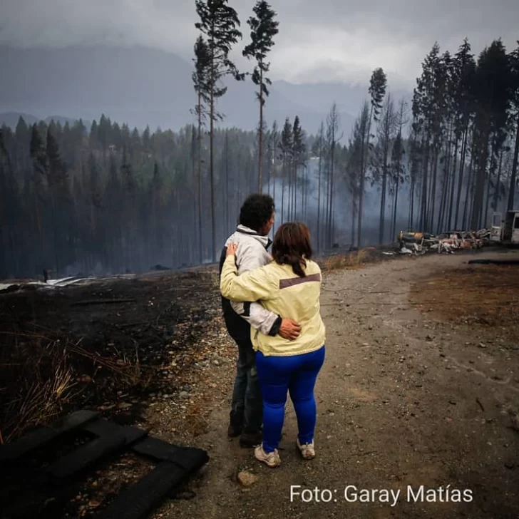 Postales del dolor: la historia de Marcelo, el mecánico que perdió su casa y taller en los incendios