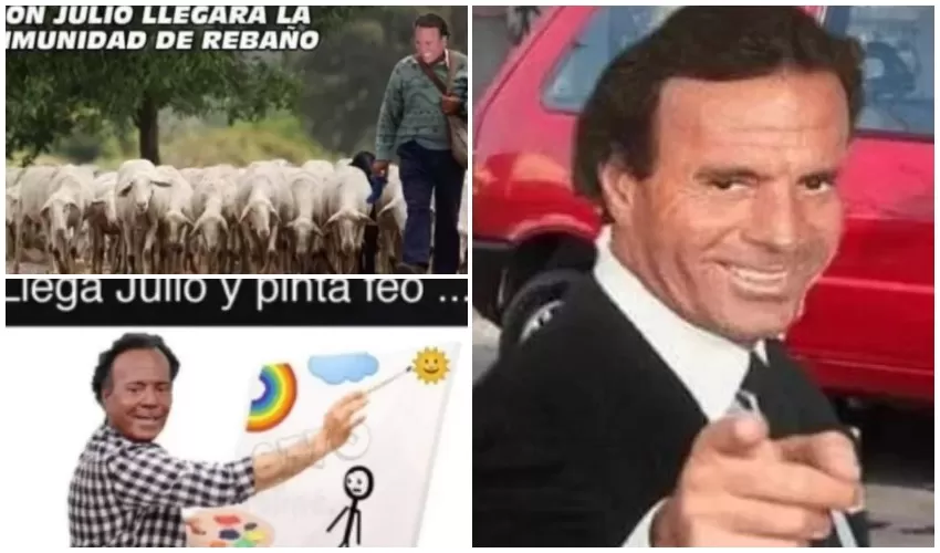 Se termina junio y los memes de Julio Iglesias vuelven a explotar en las redes sociales Se termina junio y los memes de Julio Iglesias vuelven a explotar en las redes sociales
