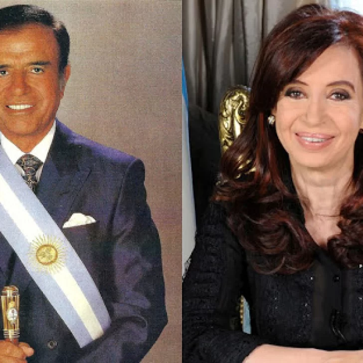 Cristina Kirchner envió sus condolencias por la muerte de Carlos Menem