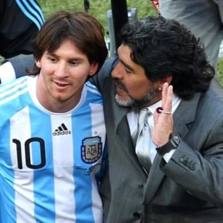 Las palabras de Messi tras un año sin Maradona: “Parece mentira, siempre pienso que lo voy a ver en la tele”