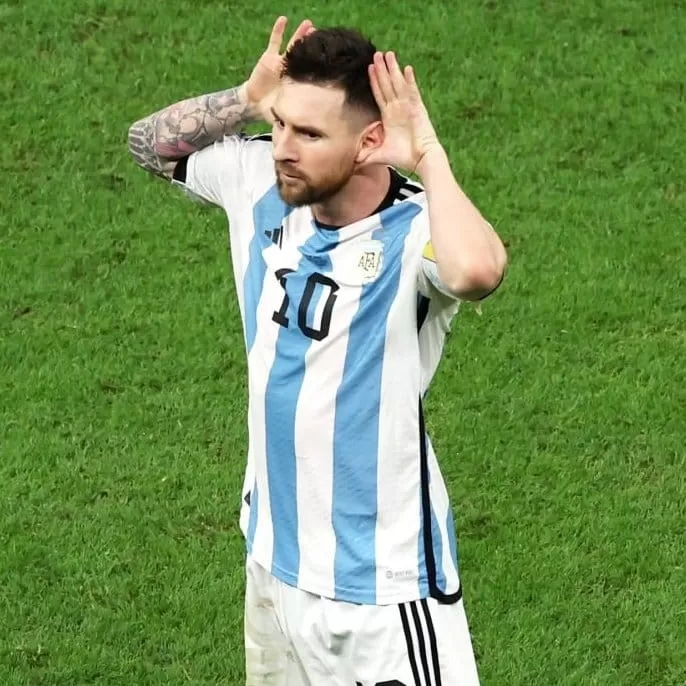 Messi hizo el festejo del Topo Gigio contra Países Bajos ¿A quién se lo dedicó?