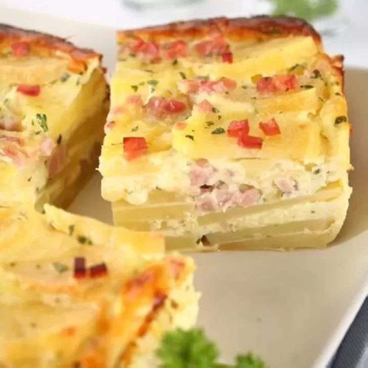 Receta de milhojas de papas al horno con 5 ingredientes que tenés en casa y fácil de cocinar