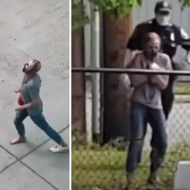 Video. Inquietantes imágenes de una “mujer zombie” por las calles de Seattle