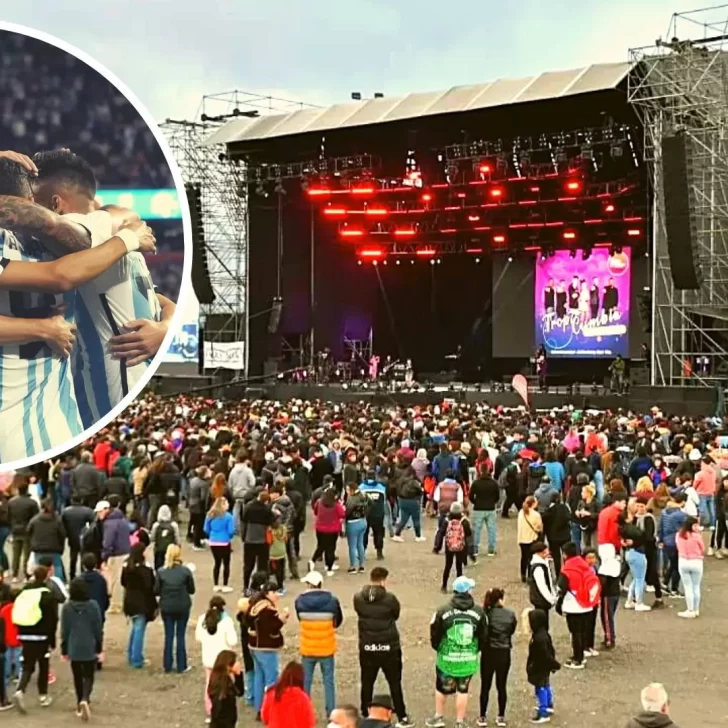 Transmitirán Argentina vs. Croacia en las pantallas gigantes del escenario del Festival de Río Gallegos Transmitirán Argentina vs. Croacia en las pantallas gigantes del escenario del Festival de Río Gallegos