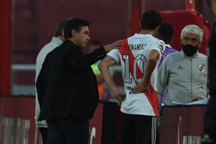 Video. River: mirá cómo se lesionó Nacho Fernández en el empate 1 a 1 frente a Argentinos