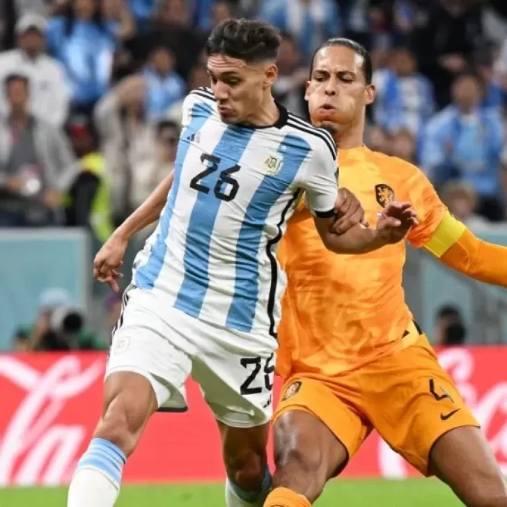 Video. El golazo de Nahuel Molina que puso el 1 a 0 ante Países Bajos