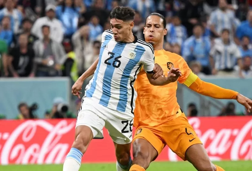 Video. El golazo de Nahuel Molina que puso el 1 a 0 ante Países Bajos