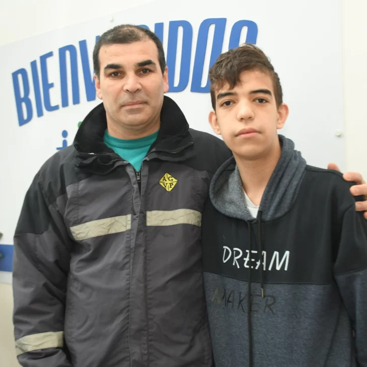 Nazareno Infante regresó a Río Gallegos luego de participar en los Juegos Evita