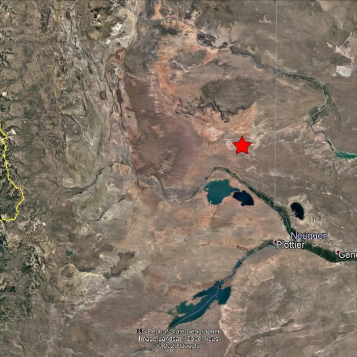 Un sismo de magnitud 4.1 sacudió a Neuquén Un sismo de magnitud 4.1 sacudió a Neuquén