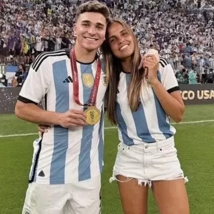 Quién es la novia de Julián Álvarez Quién es la novia de Julián Álvarez