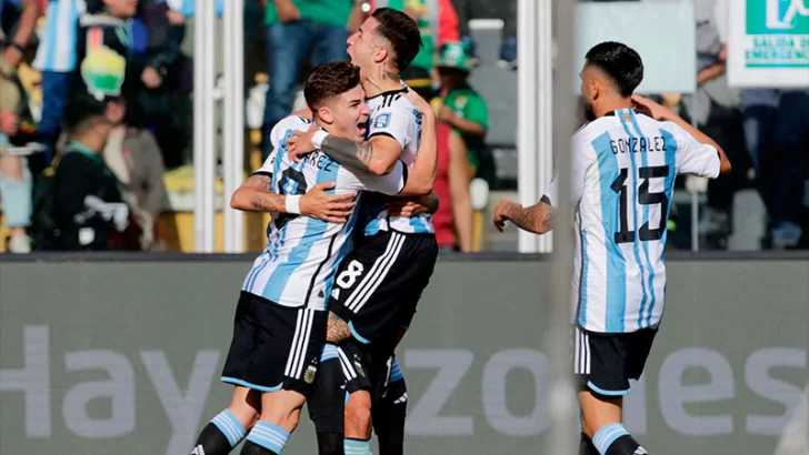 El seleccionado argentino venció a Bolivia en La Paz
