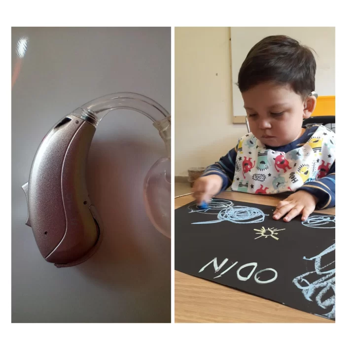 Familia de un bebé sordo busca el audífono que perdió en Río Gallegos