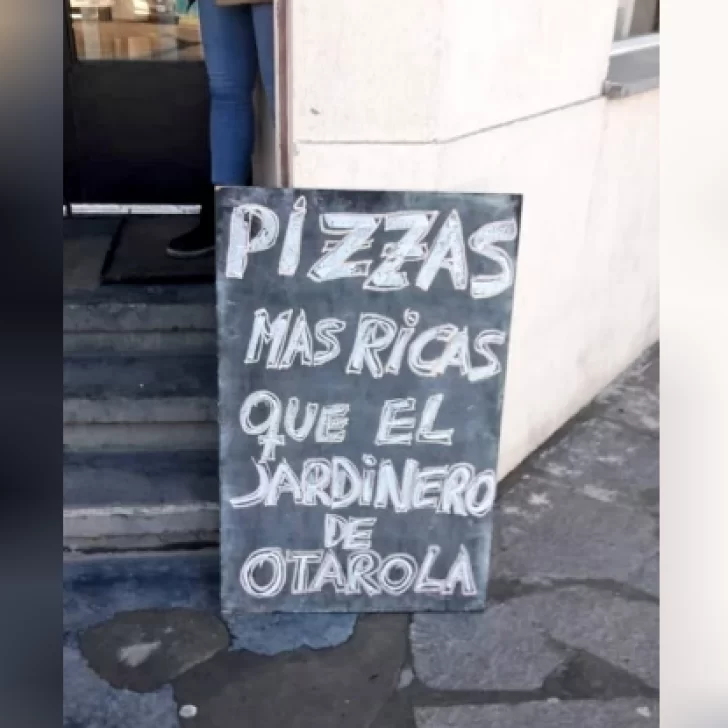 Ingenio popular chubutense: un negocio ofrece “pizzas más ricas que el jardinero de Otarola”