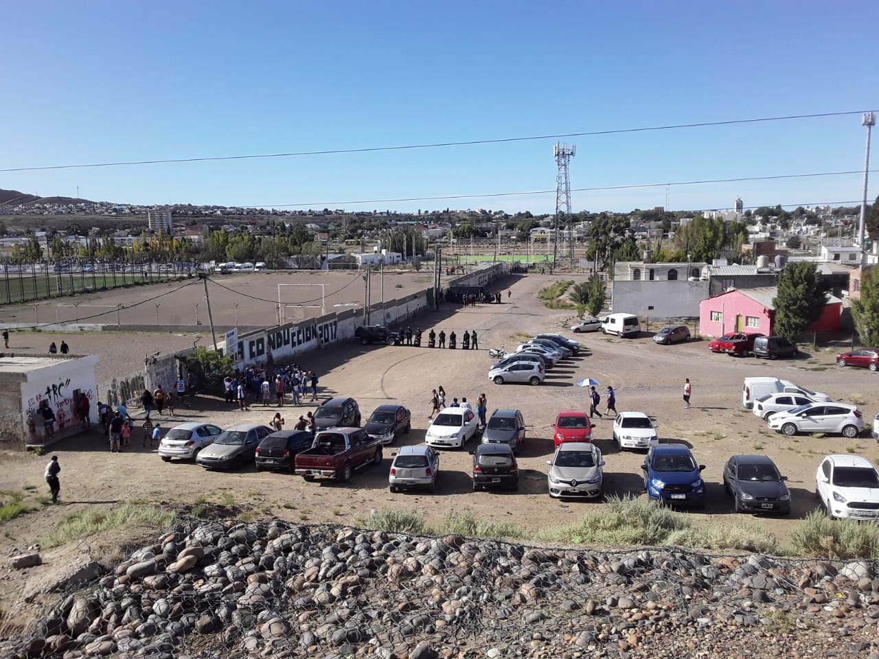 Todo normal: Operativo exitoso en el partido entre Catamarca y Newbery