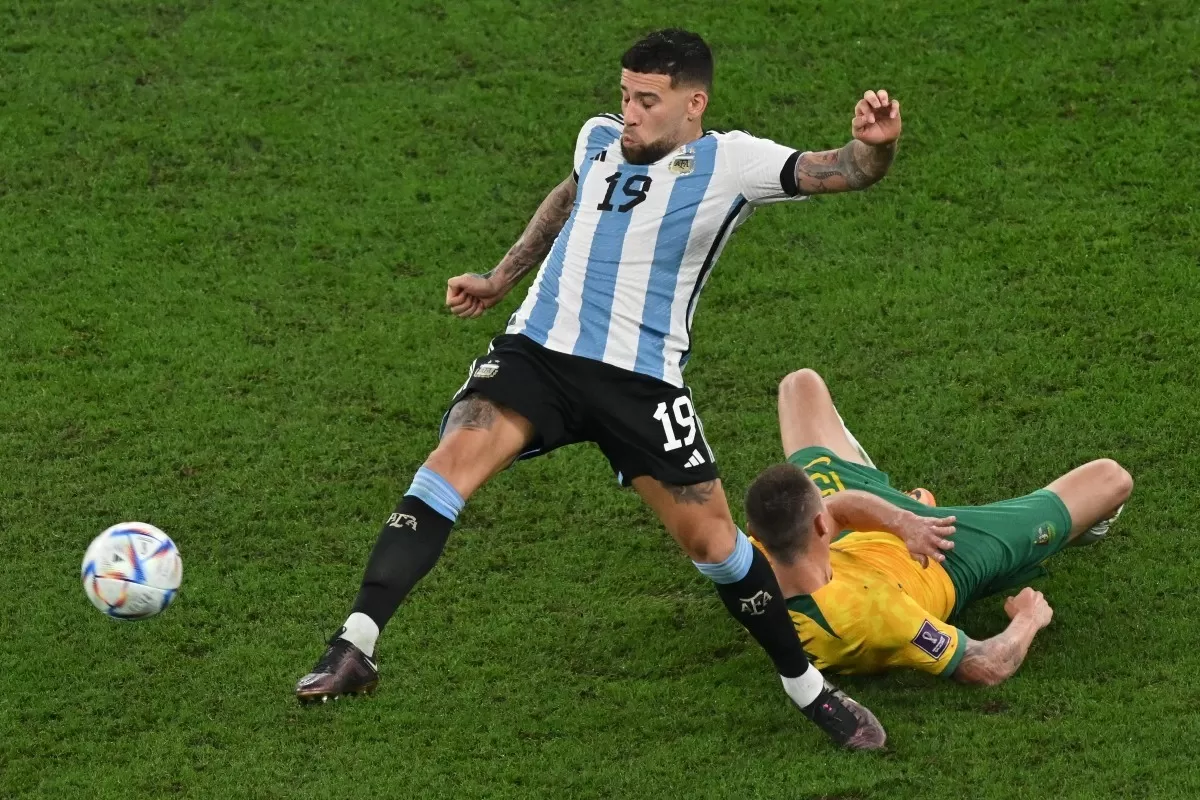 El récord que alcanzó Nicolás Otamendi en la victoria de Argentina ante Australia