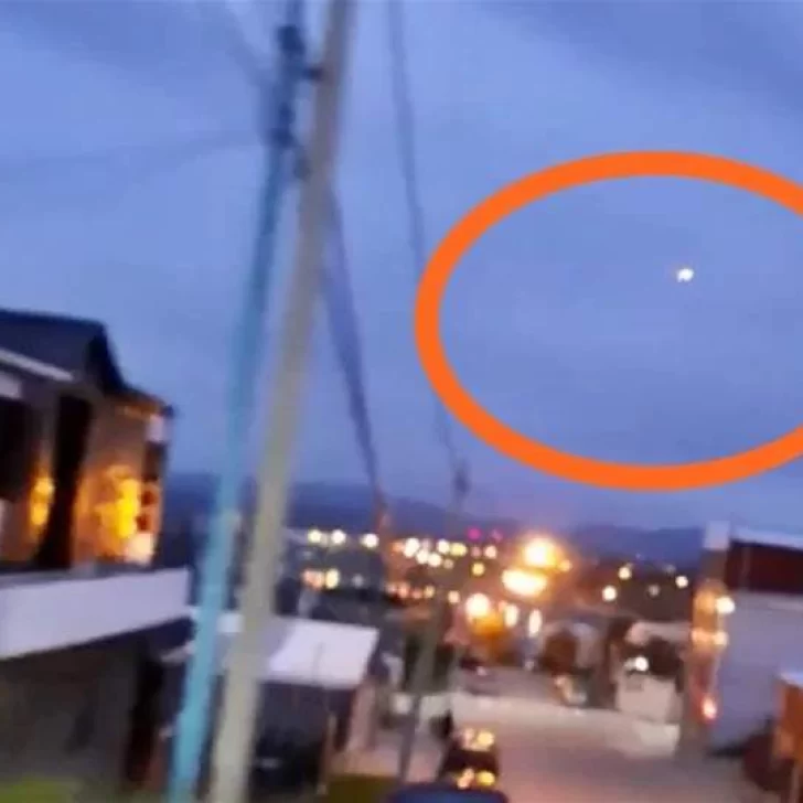 “Atención terrícolas”: Joven filmó un Ovni en Ushuaia