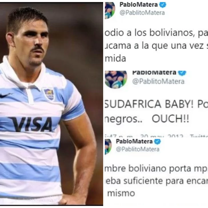 Escándalo y repudio: salen a la luz tuits racistas de Pablo Matera, capitán de Los Pumas